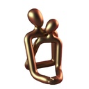 Moderne Liebespaar-Statue aus Harz – Stilvolle Deko - Gemütlich - Verliebt - Bild 1