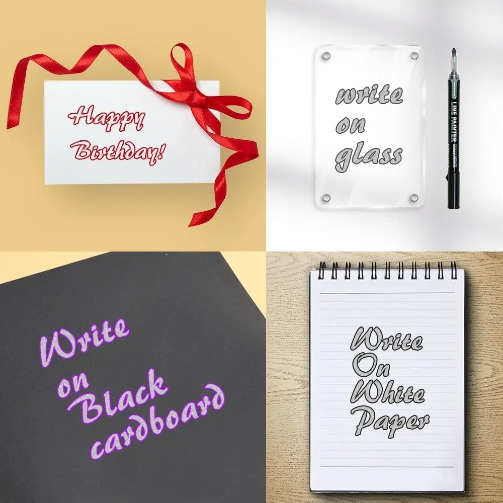 Glossy Magische Stifte Outline für Kinder 12 Farben Set - 4.webp