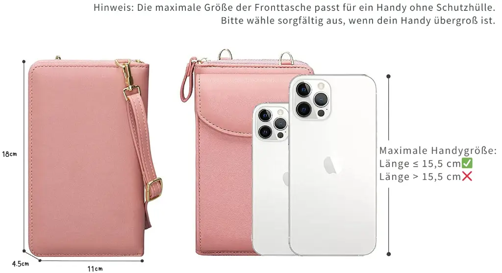 The Phone Max Size Length≤15.5cm (6.1in) V Length 15.5cm (6.1in) X.webp