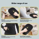 Fellmagnet Handschuhe Doppelseitig für Hunde & Katzen – Atmungsaktive Haustierhaarentferner mit Anti-Statik-Funktion, Wiederverwendbar zur Fellpflege im Alltag - Bild 1