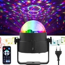 Discokugel Lights LED Musikgesteuerte 360° Rotierende Ball Lights 3W - Bild 2