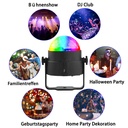 Discokugel Lights LED Musikgesteuerte 360° Rotierende Ball Lights 3W - Bild 3