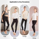 Leggings Damen High Waist - Blickdicht Leggins mit Bauchkontrolle für Sport Yoga Gym - Bild 5