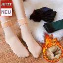 Gefütterte Socken Fleece bunte Farben Winter Schnee Warm - 4.webp