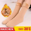 Gefütterte Socken Fleece bunte Farben Winter Schnee Warm - 5.webp