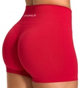 Revolution Seamless Sport Shorts Damen, Radlerhose Kurze Sporthose Damen High Waist Booty Lifting Fitness Gym Shorts - Bild 2