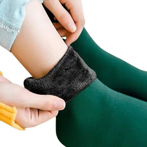 Gefütterte Socken Fleece bunte Farben Winter Schnee Warm - 8.webp
