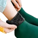 Gefütterte Socken Fleece bunte Farben Winter Schnee Warm - 8.webp