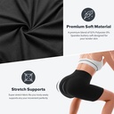 Radlerhose Damen Kurz High Waist Shorts Leggings für Sommer Fitness Sport Yoga - Bild 3