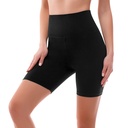Radlerhose Damen Kurz High Waist Shorts Leggings für Sommer Fitness Sport Yoga - Bild 9