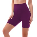 Radlerhose Damen Kurz High Waist Shorts Leggings für Sommer Fitness Sport Yoga - Bild 13