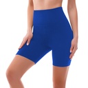 Radlerhose Damen Kurz High Waist Shorts Leggings für Sommer Fitness Sport Yoga - Bild 14
