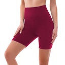 Radlerhose Damen Kurz High Waist Shorts Leggings für Sommer Fitness Sport Yoga - Bild 17
