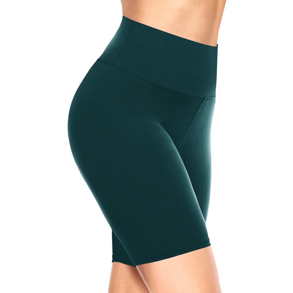 Radlerhose Damen Hohe Taille Kurze Sporthose Leggings Blickdicht Sommer Shorts Yoga Hose für Gym Sport - Bild 9