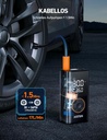 Astroai Kabelloser Elektrische Luftpumpe, Tragbare Akku Fahrradpumpe Mit Alle Ventile, Led-Licht, Wiederaufladbare Reifenpumpe Für Fahrrad, E-Bike, Auto, Motorrad, Bälle