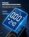 Astroai Kabelloser Elektrische Luftpumpe, Tragbare Akku Fahrradpumpe Mit Alle Ventile, Led-Licht, Wiederaufladbare Reifenpumpe Für Fahrrad, E-Bike, Auto, Motorrad, Bälle