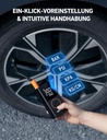 Astroai Kabelloser Elektrische Luftpumpe, Tragbare Akku Fahrradpumpe Mit Alle Ventile, Led-Licht, Wiederaufladbare Reifenpumpe Für Fahrrad, E-Bike, Auto, Motorrad, Bälle