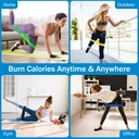 Fitnessbänder Set – 5 Widerstandsbänder inkl. Tasche | Ganzkörpertraining überall