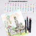 Pinselstifte Aquarellstifte Mit Befüllbaren Wassertankpinsel Malerei Set 12  24  48  72 Farben - 4.webp