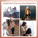 Thermo Leggings Damen Gefüttert Im Winter, High Waist Thermoleggings Warm Thermohose Blickdicht Strumpfhose Für Sport