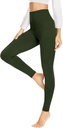 Thermo Leggings Damen Gefüttert Im Winter, High Waist Thermoleggings Warm Thermohose Blickdicht Strumpfhose Für Sport