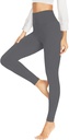 Thermo Leggings Damen Gefüttert Im Winter, High Waist Thermoleggings Warm Thermohose Blickdicht Strumpfhose Für Sport