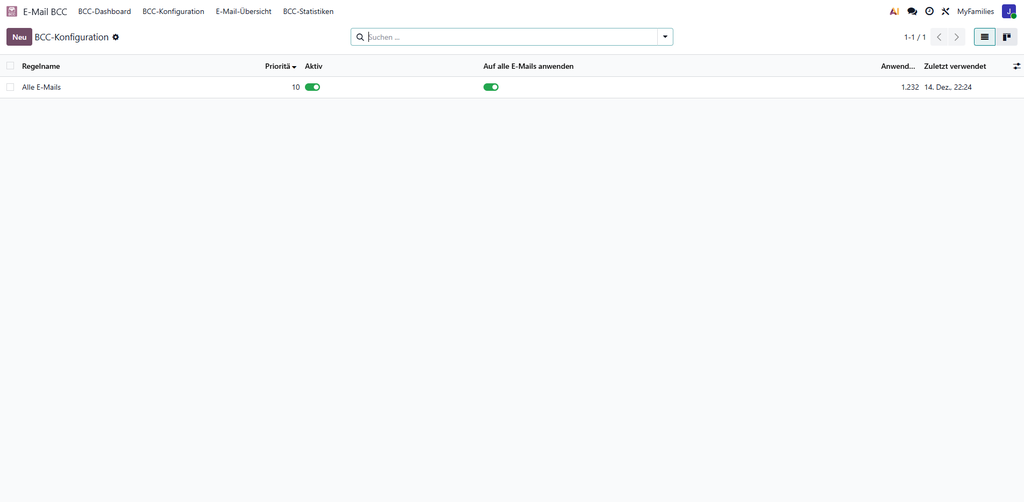 Odoo 19 E-Mail BCC Addon Top Email BCC Auto-Addon für Odoo 19 - Bild 2