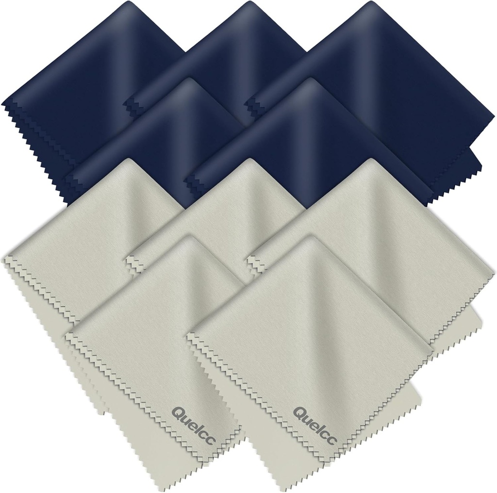 [MF-1016] 10 Stück Brillenputztücher, Mikrofaser Reinigungstuch, Microfaser Display Reinigungstuch, Für Brillen, Bildschirme, Kamera-Mikrofasertuch (15 X 18Cm)