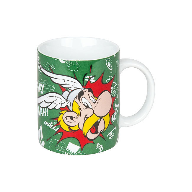 [HL-53461] Asterix Paff Becher 330ml - Original Könitz Porzellan Kaffeetasse