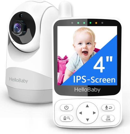 [5f33a527-36bc-499a-912c-f5179272ce96] Babyphone mit Kamera – Baby Monitor 29h Akku, Nachtsicht & 2-Wege-Audio