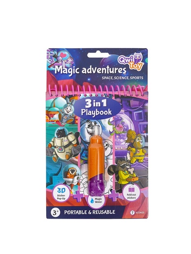 [HL-165516] QwiToy 3 in 1 Spielbuch – Magischer Spielspaß Tolle Abenteuer